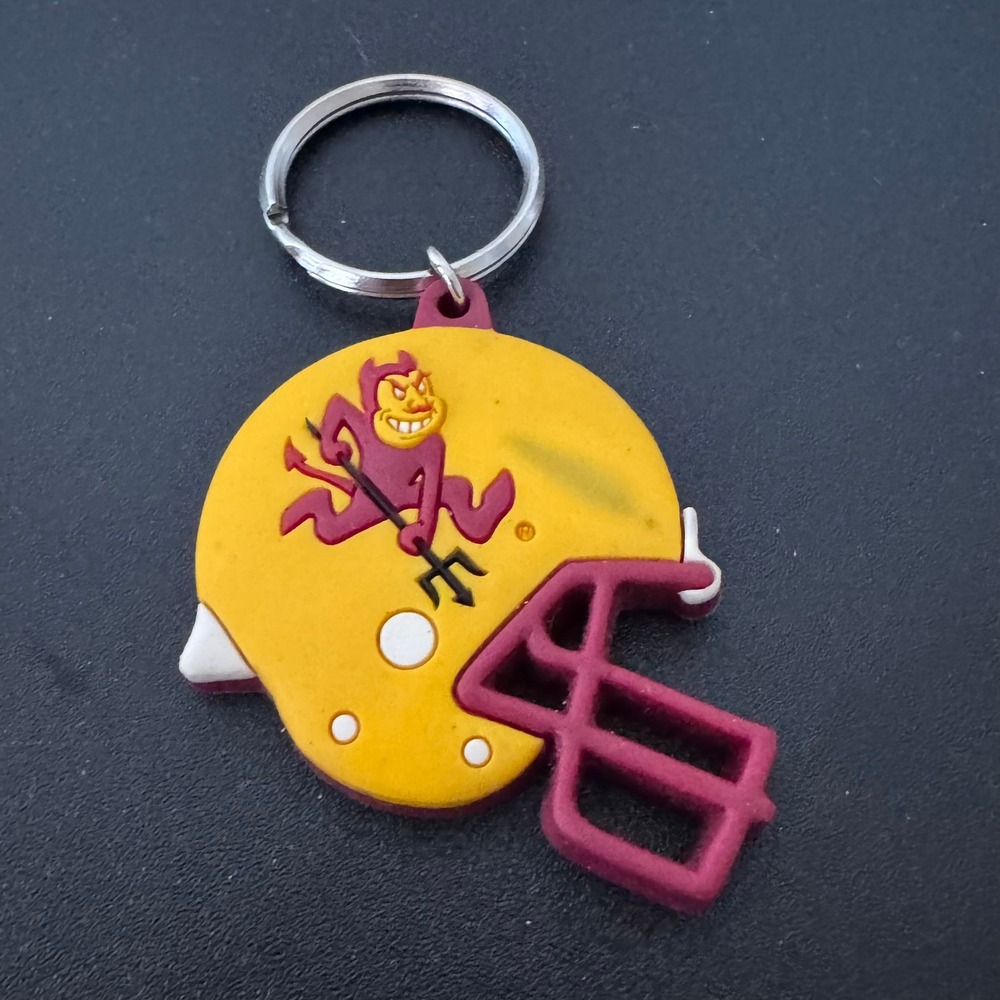 Arizona State Sun‎ Devils Football Helmet Keychain 2000 Home Schedule Fine Host